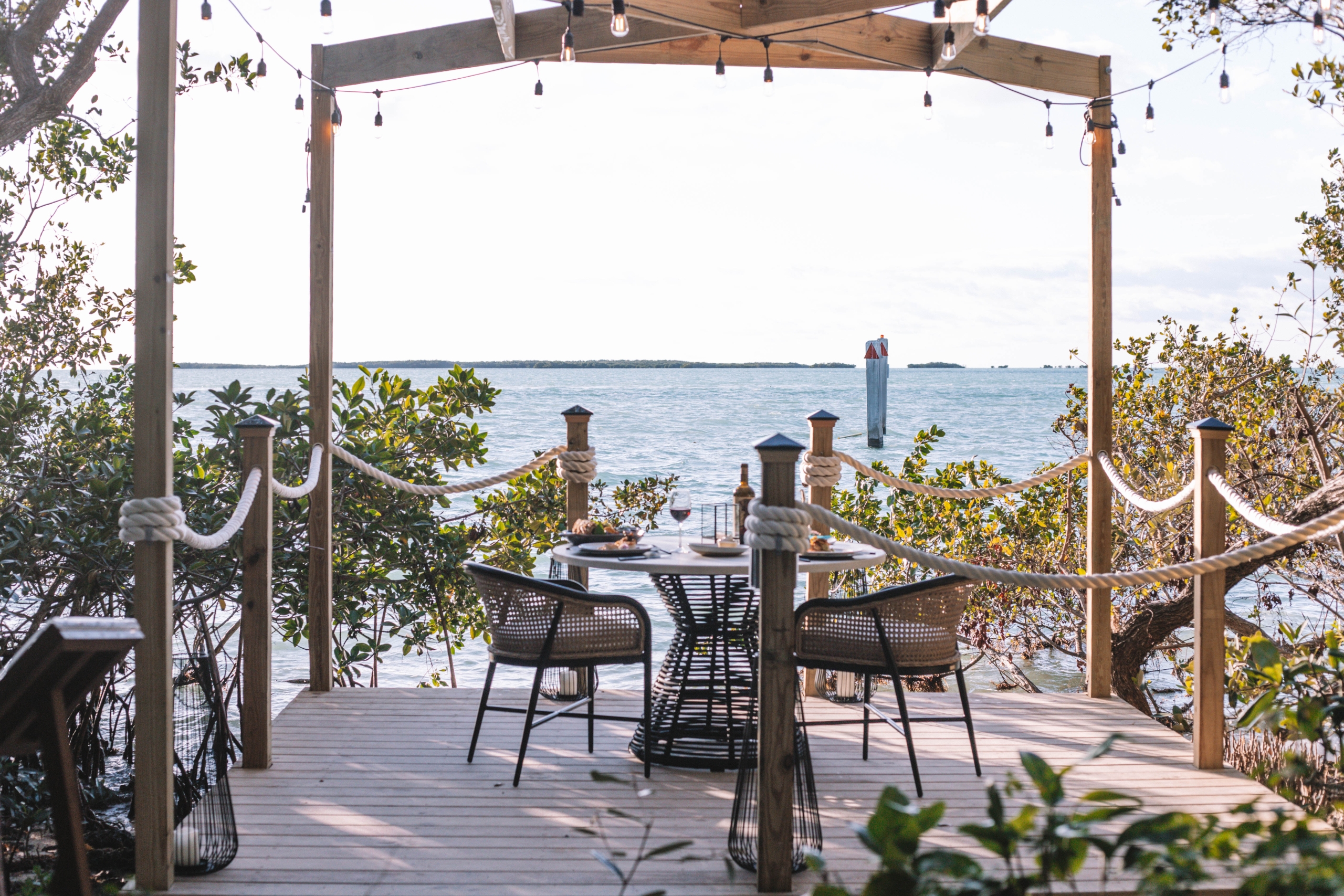 chairs and a round table
