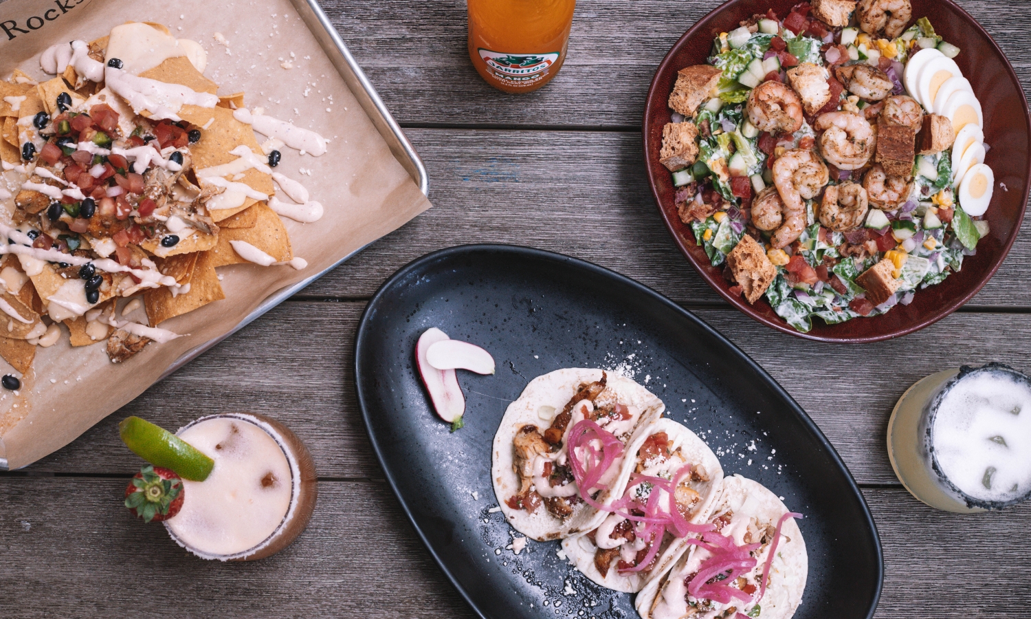 food spread on a table