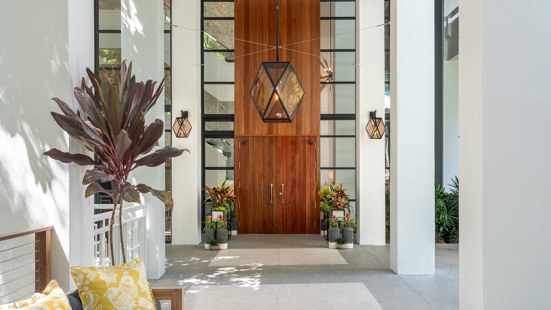 front section of the lobby