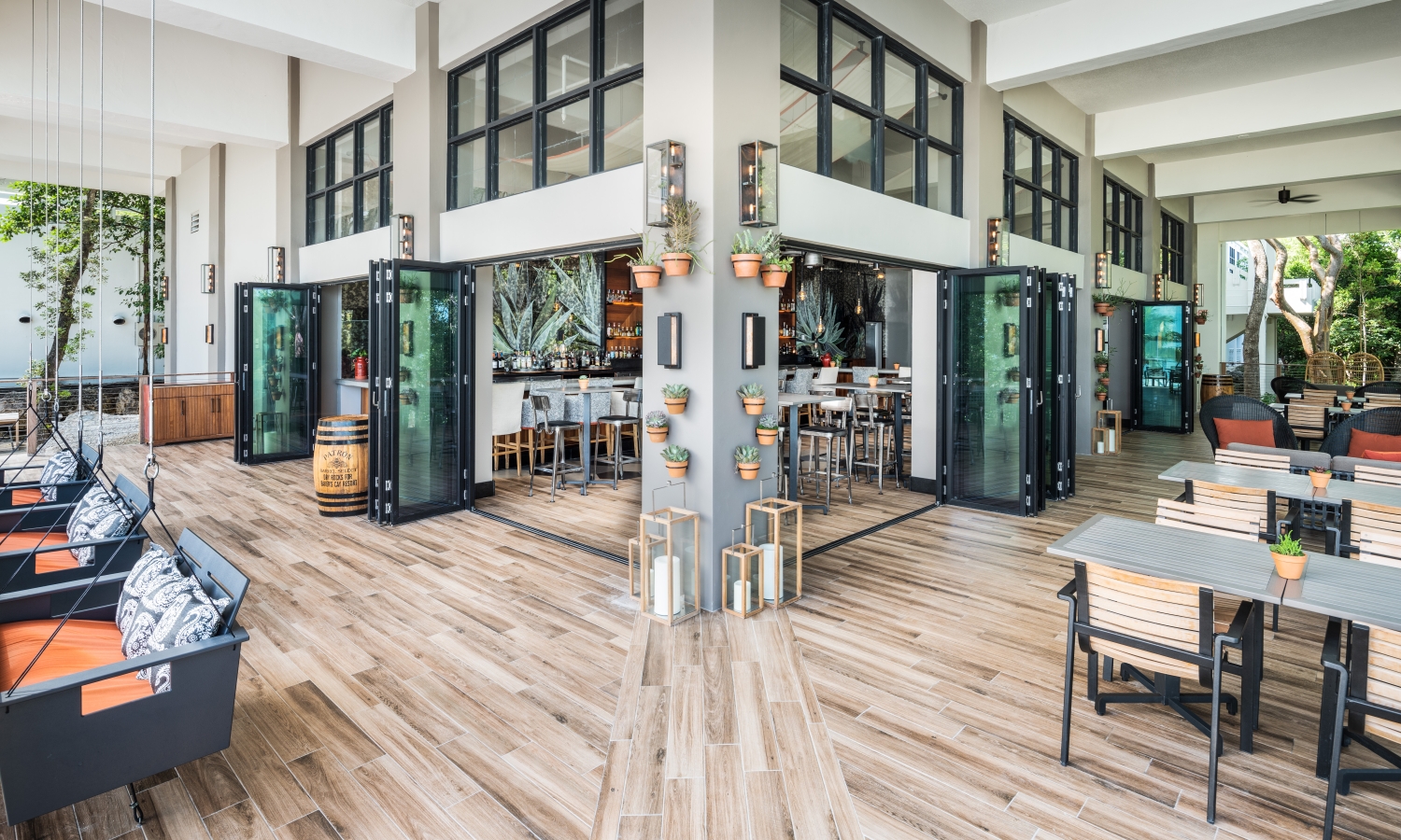 Interior view of a dining area