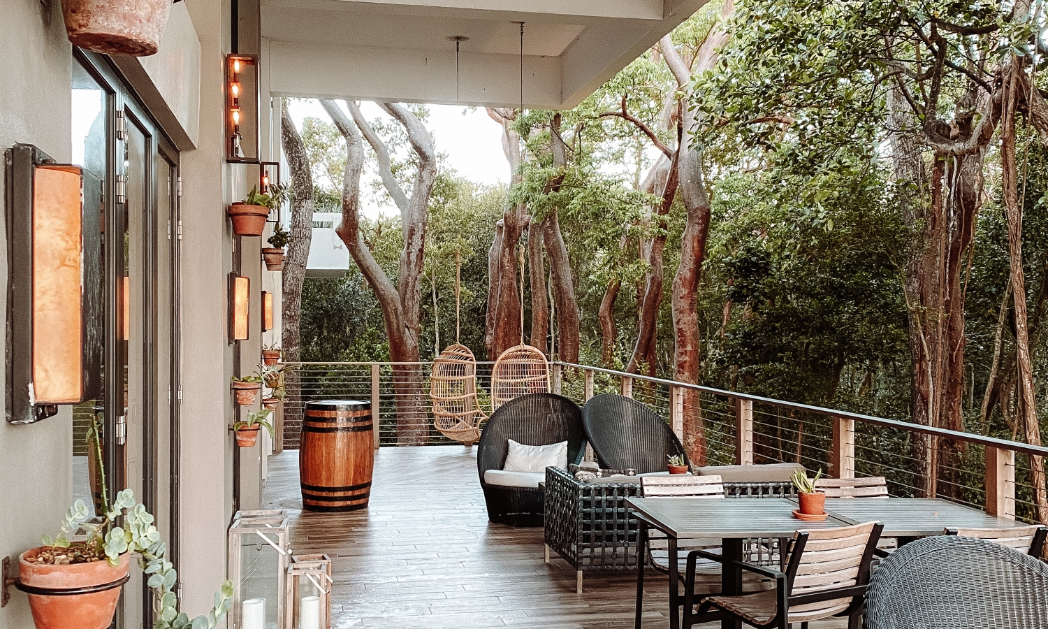 Chairs on the veranda