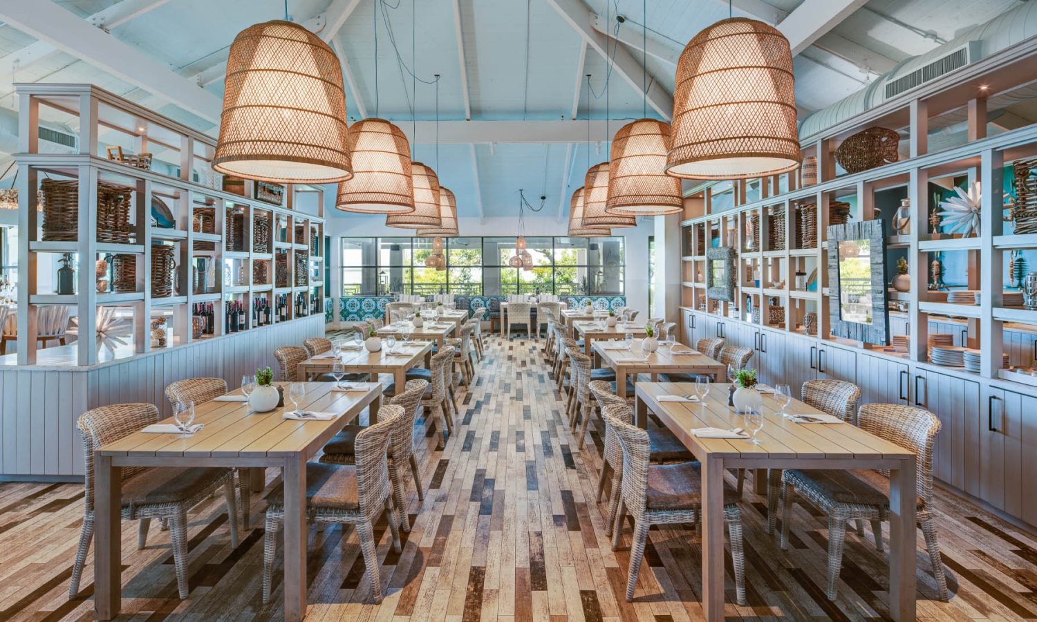 interior of calusa restaurant