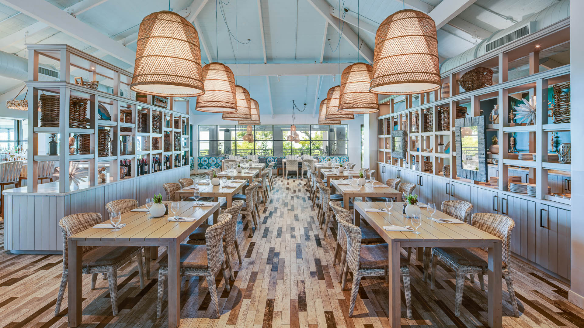 interior of calusa restaurant