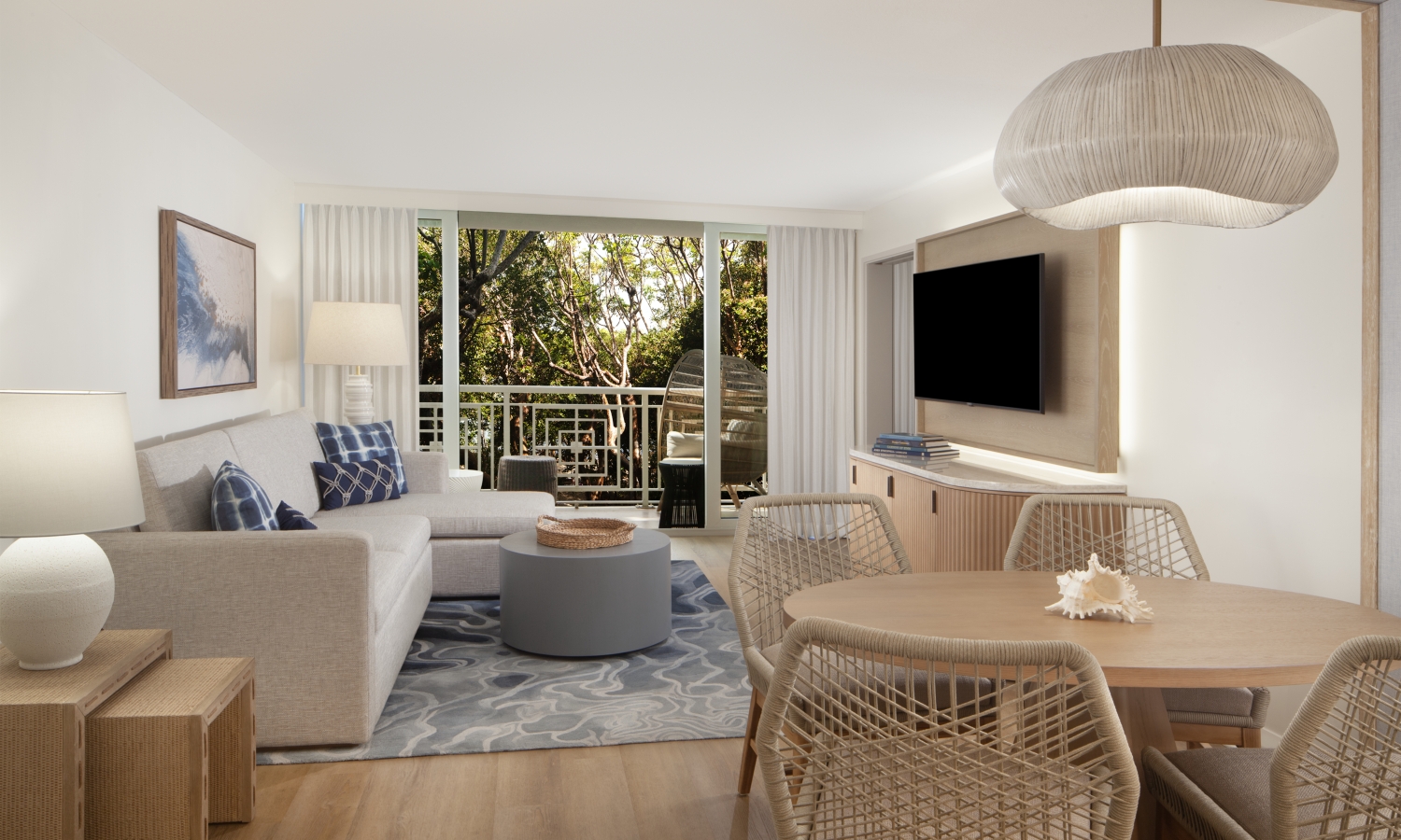 hammock view living space