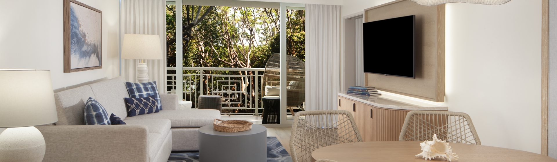 hammock view living space