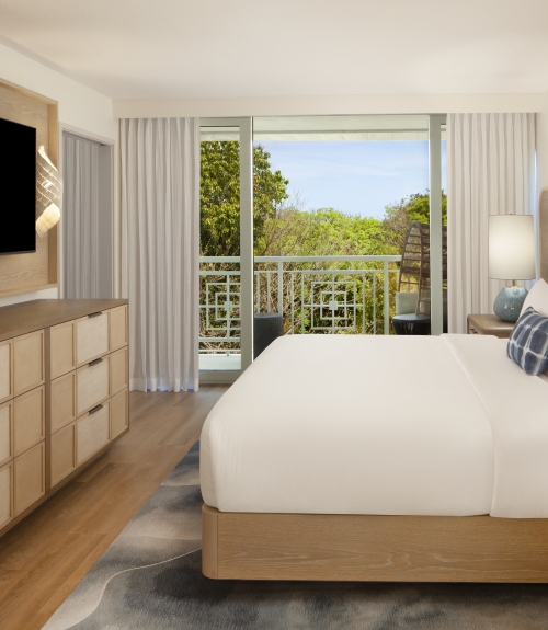1 king bedroom suite with tv