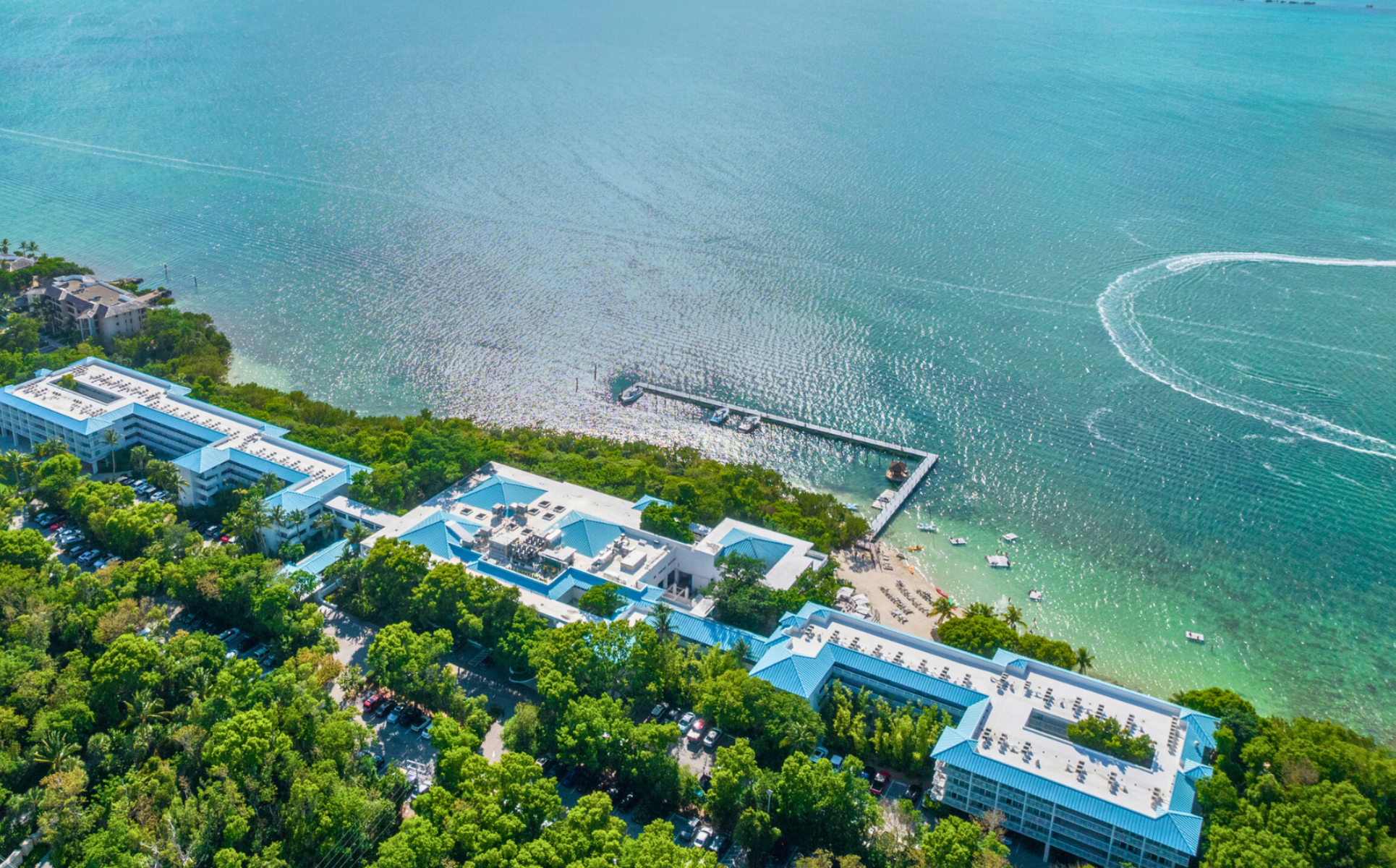 Drone of Bakers Cay Resort